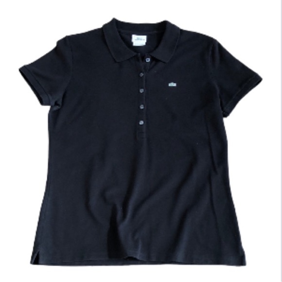 Lacoste Black Polo Top Women’s - Picture 3 of 7